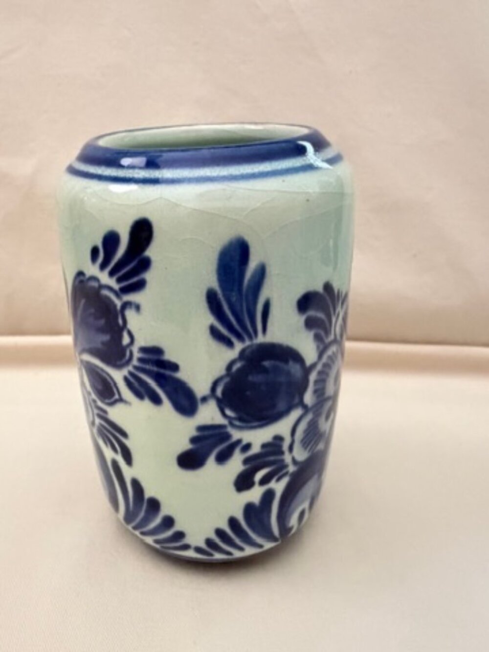 Vintage Delft Pottery Brush Holder - Picture 4 of 8